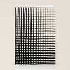 Horizontal & Vertical Lines Stationery Card Gallery Image 2