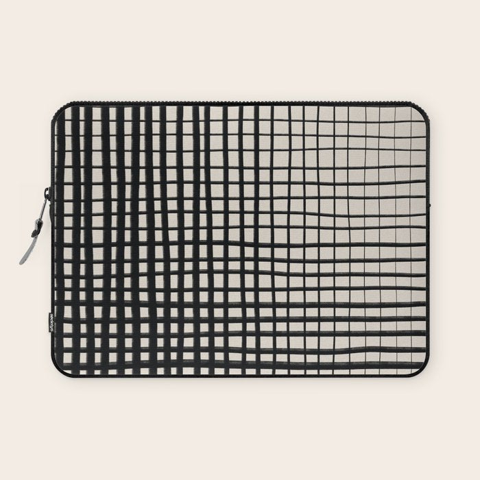 Horizontal & Vertical Lines Laptop Sleeve Gallery Image 1