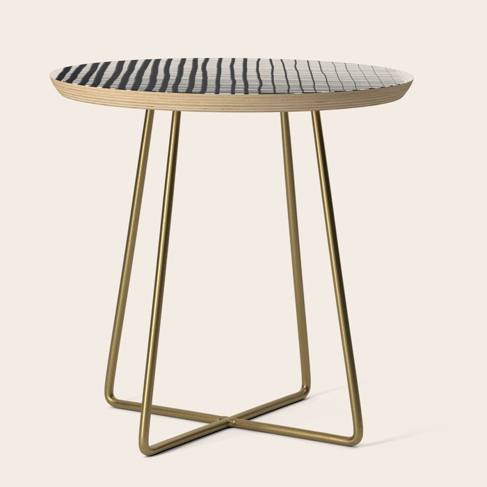 Horizontal & Vertical Lines Side Table Gallery Image 1