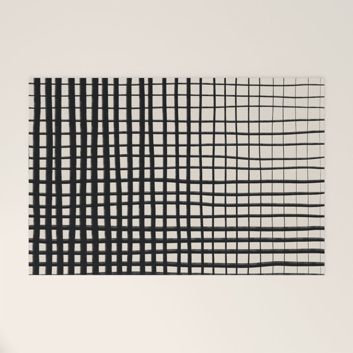 Horizontal & Vertical Lines Welcome Mat Gallery Image 1