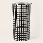 Horizontal & Vertical Lines Travel Mug Gallery Image 1