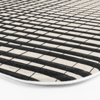 Horizontal & Vertical Lines Bath Mat Gallery Image 3