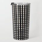 Horizontal & Vertical Lines Travel Mug Gallery Image 3