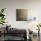 Horizontal & Vertical Lines Wood Wall Art Gallery Image 2