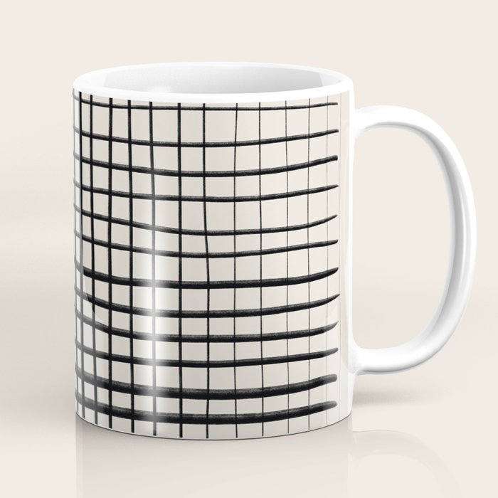 Horizontal & Vertical Lines Coffee Mug Gallery Image 1
