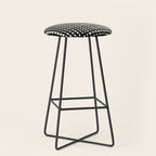 Horizontal & Vertical Lines Stool Gallery Image 1