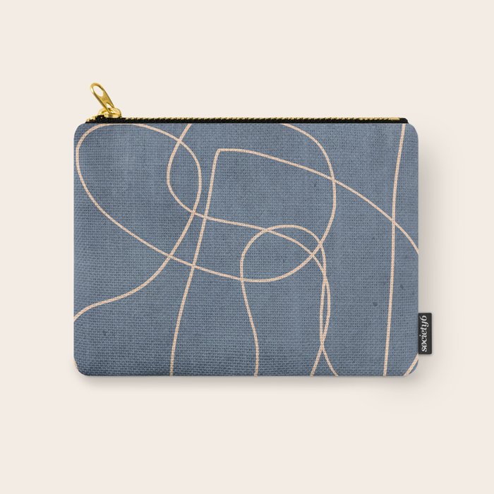 Abstract line art 256 Carry All Pouch Gallery Image 1