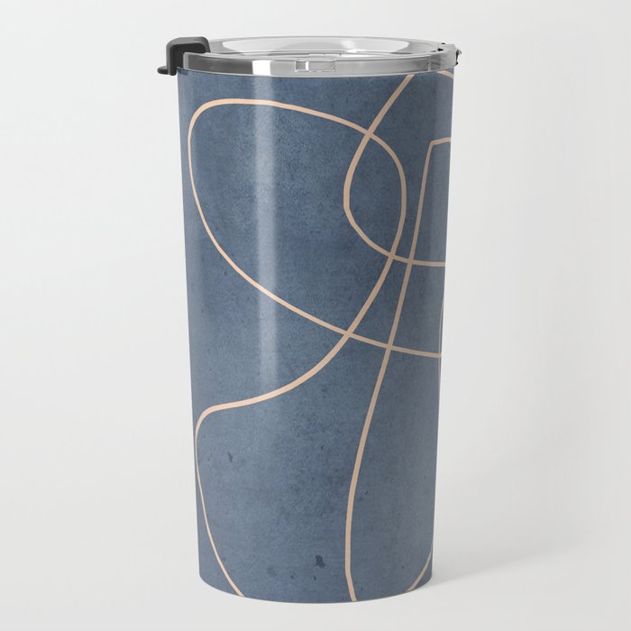 Abstract line art 256 Travel Mug Gallery Image 3