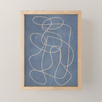 Abstract line art 256 Mini Art Print Gallery Image 1