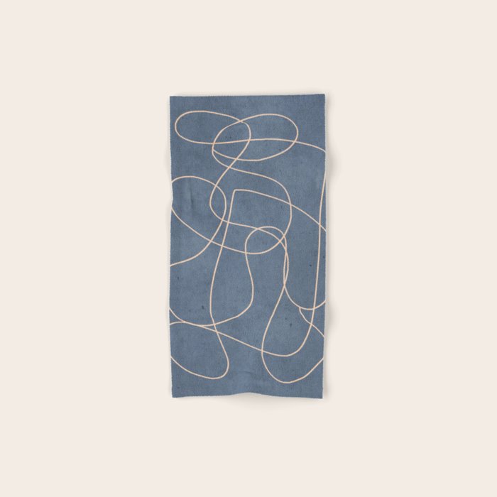 Abstract line art 256 Bath Towel Gallery Image 1