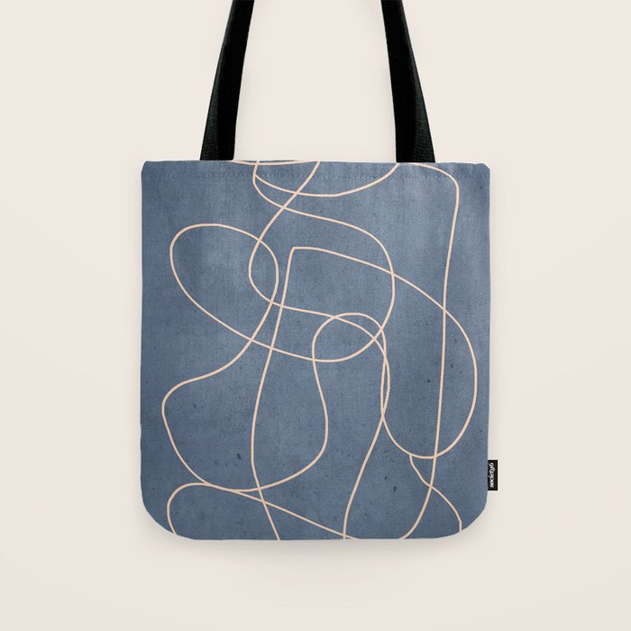 Abstract line art 256 Tote Bag Gallery Image 1