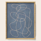Abstract line art 256 Serving Tray Gallery Image 1