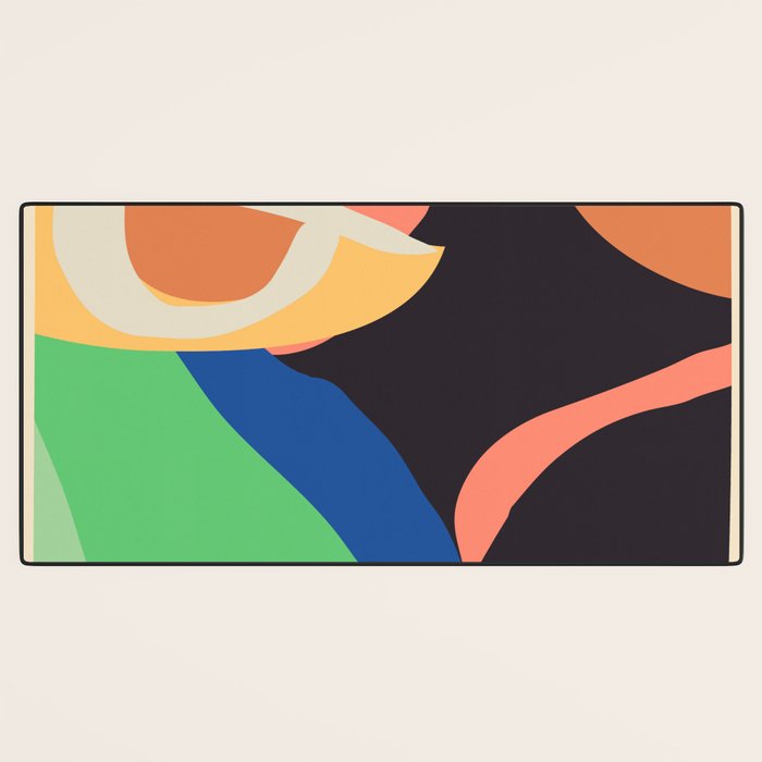 Modern Abstract Art Face 3 Desk Mat Gallery Image 3