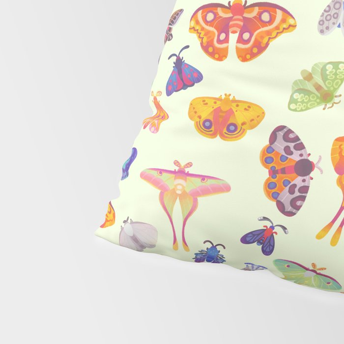 Moth - pastel Pillow Sham Gallery Image 4