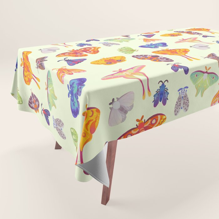 Moth - pastel Tablecloth Gallery Image 1