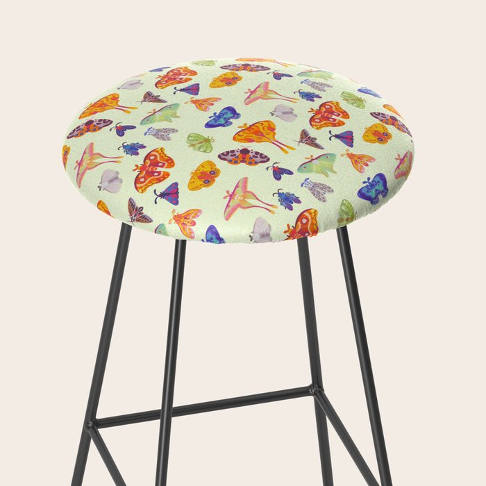 Moth - pastel Stool Gallery Image 2