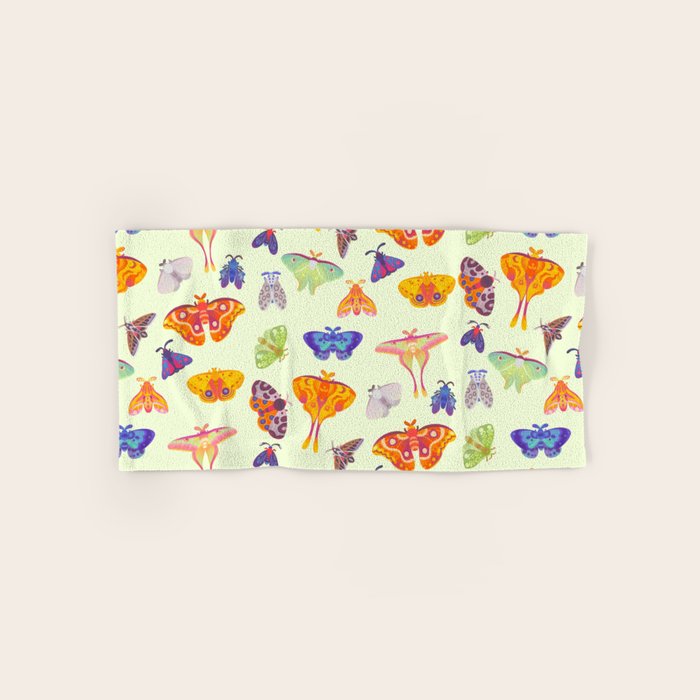 Moth - pastel Bath Towel Gallery Image 1