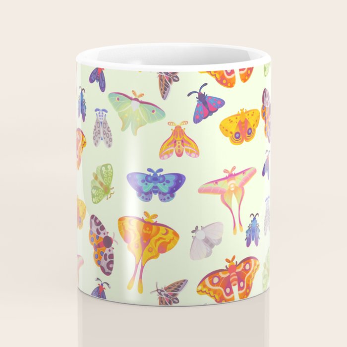 Moth - pastel Coffee Mug Gallery Image 4