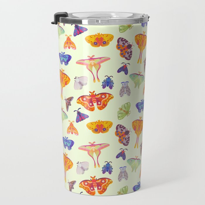 Moth - pastel Travel Mug Gallery Image 3