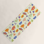 Moth - pastel Yoga Mat Gallery Image 1