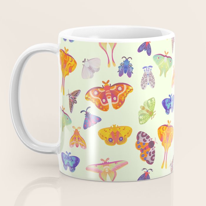 Moth - pastel Coffee Mug Gallery Image 3
