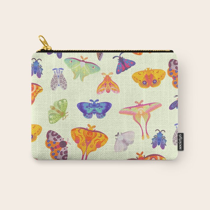 Moth - pastel Carry All Pouch Gallery Image 1