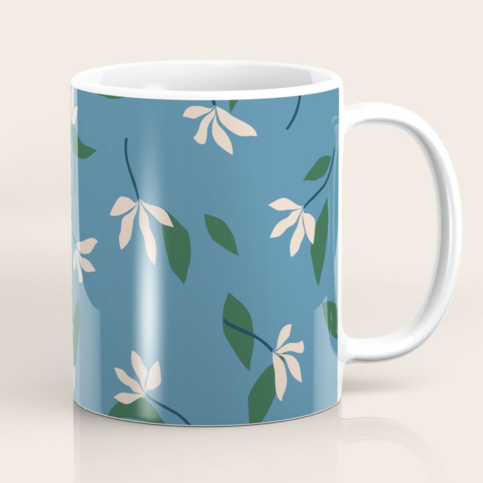 Sprouts | Blue Coffee Mug Gallery Image 1