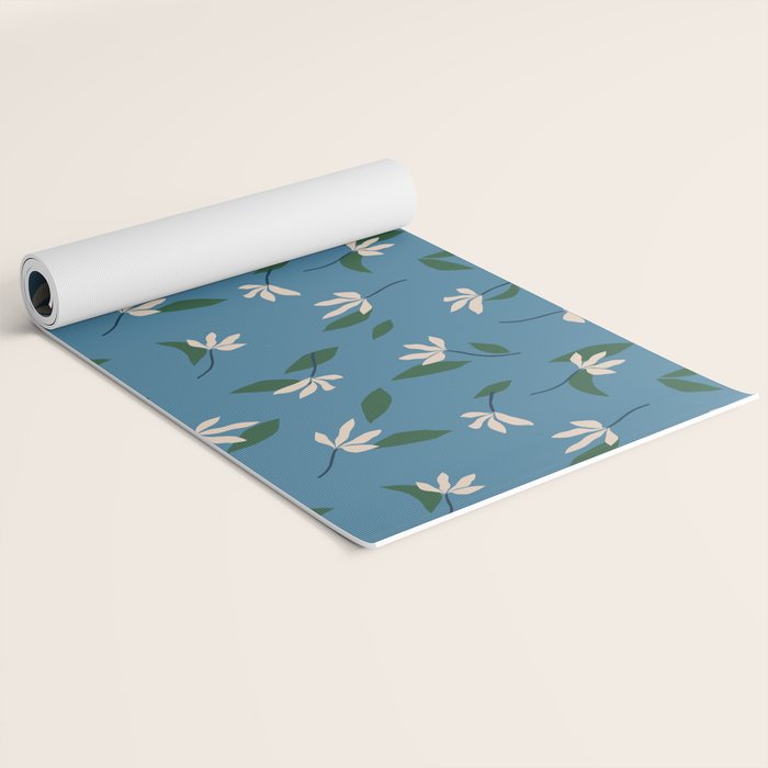 Sprouts | Blue Yoga Mat Gallery Image 2