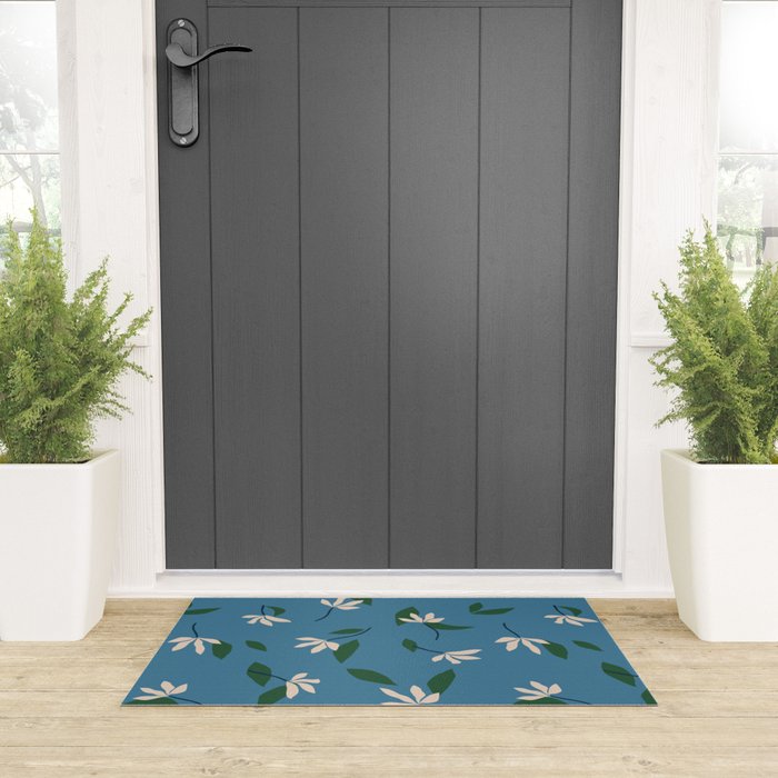 Sprouts | Blue Welcome Mat Gallery Image 3