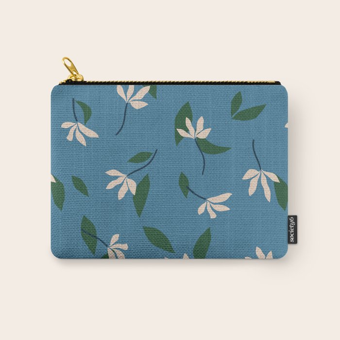 Sprouts | Blue Carry All Pouch Gallery Image 1