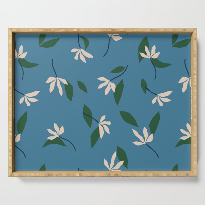 Sprouts | Blue Serving Tray Gallery Image 1