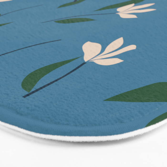 Sprouts | Blue Bath Mat Gallery Image 3