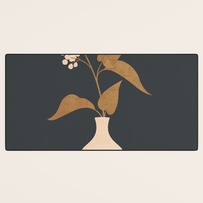 Minimal Abstract Art Vase Flower 4 Desk Mat Gallery Image 3
