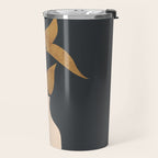 Minimal Abstract Art Vase Flower 4 Travel Mug Gallery Image 2