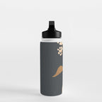 Minimal Abstract Art Vase Flower 4 Water Bottle Gallery Image 3