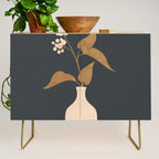 Minimal Abstract Art Vase Flower 4 Credenza Gallery Image 1