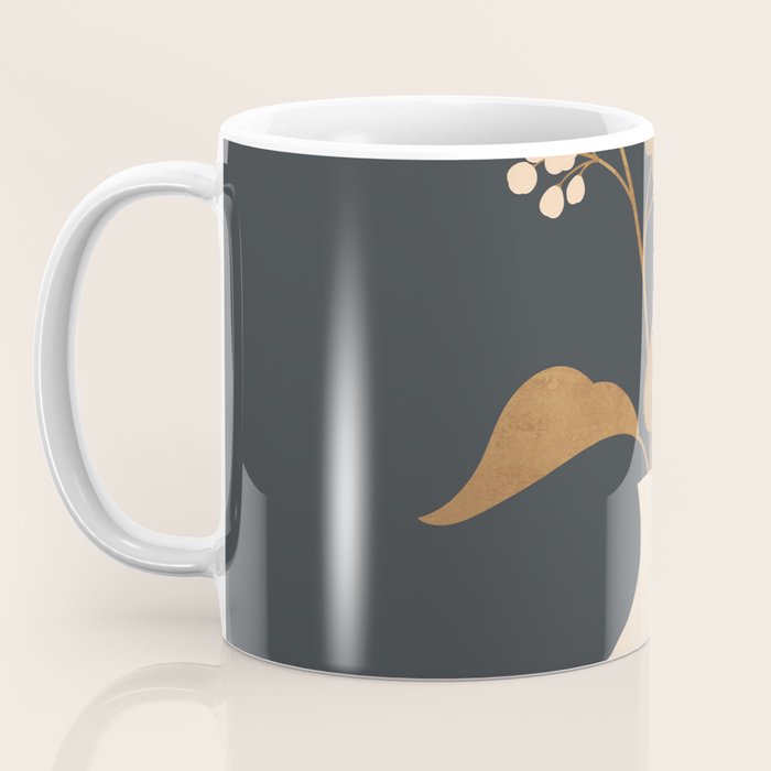Minimal Abstract Art Vase Flower 4 Coffee Mug Gallery Image 3