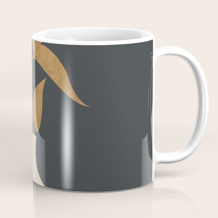Minimal Abstract Art Vase Flower 4 Coffee Mug Gallery Image 1