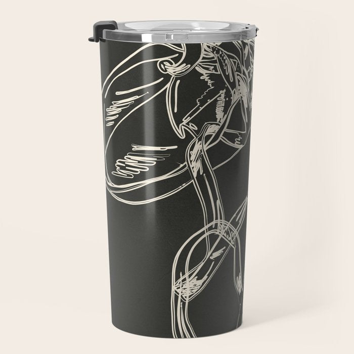 Retro Sneakers Drawing 4 Travel Mug Gallery Image 3