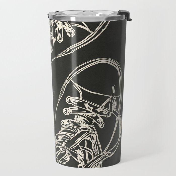 Retro Sneakers Drawing 4 Travel Mug Gallery Image 2