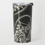 Retro Sneakers Drawing 4 Travel Mug Gallery Image 2