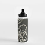 Retro Sneakers Drawing 4 Water Bottle Gallery Image 2