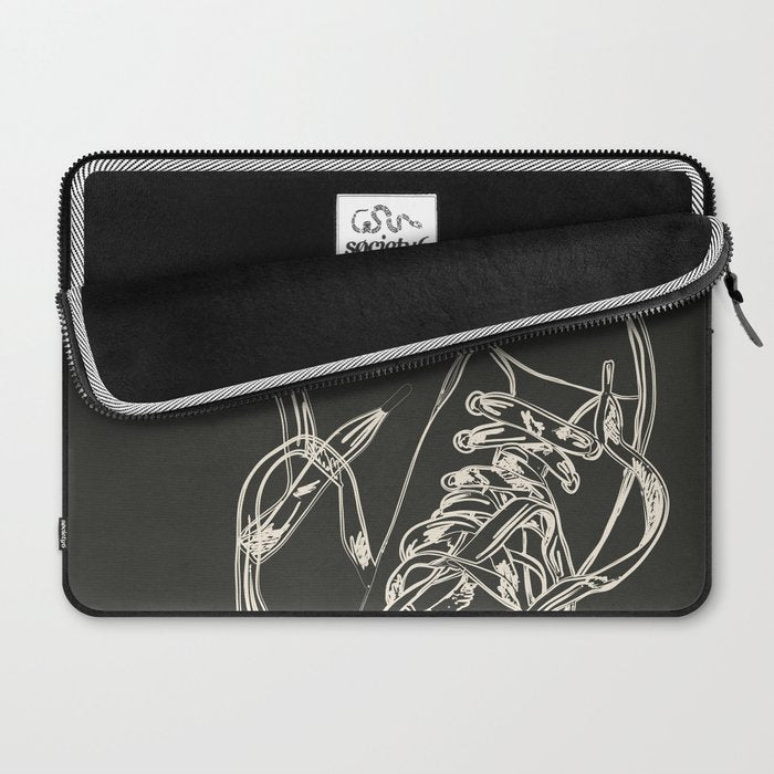 Retro Sneakers Drawing 4 Laptop Sleeve Gallery Image 2