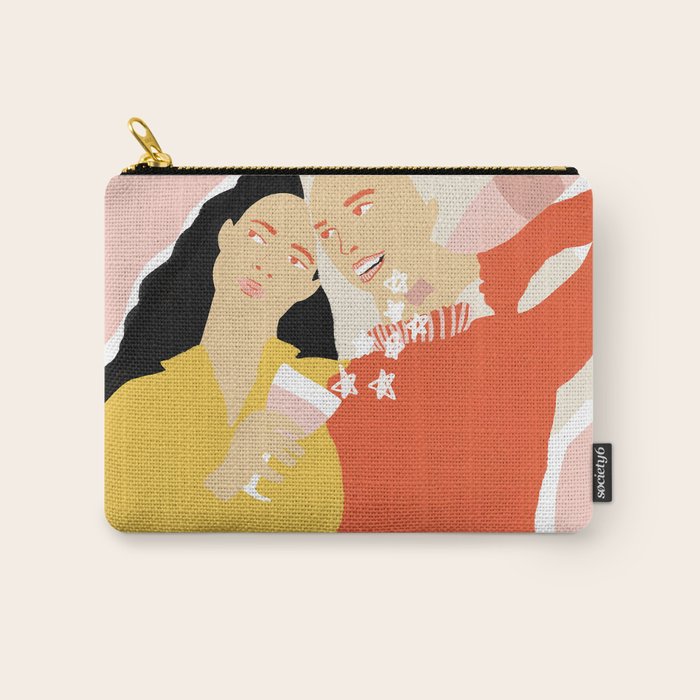 Best Friends and Wine Carry All Pouch Gallery Image 1