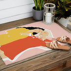 Best Friends and Wine Outdoor Rug Gallery Image 2