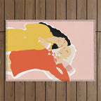 Best Friends and Wine Outdoor Rug Gallery Image 1