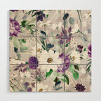 Lush lilac garden Wood Wall Art Gallery Image 1