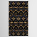 Celestial Forest Damask - Midnight Tablecloth Gallery Image 2