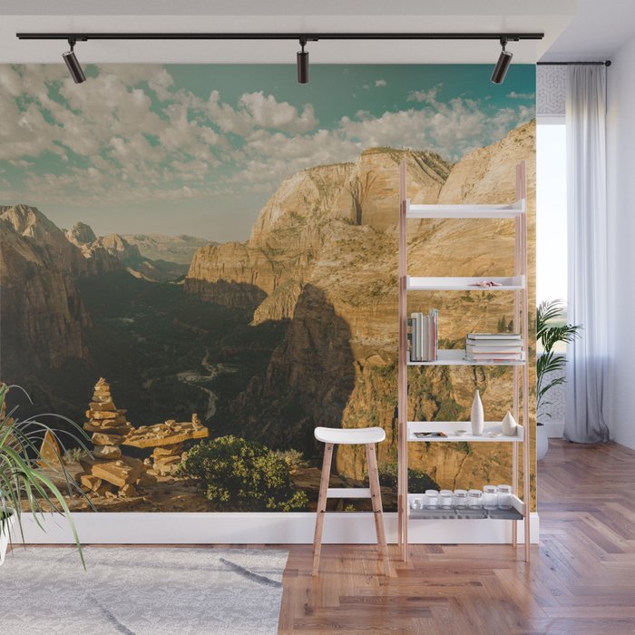 Zion Mornings - National Parks Nature Photography Wall Mural Gallery Image 1