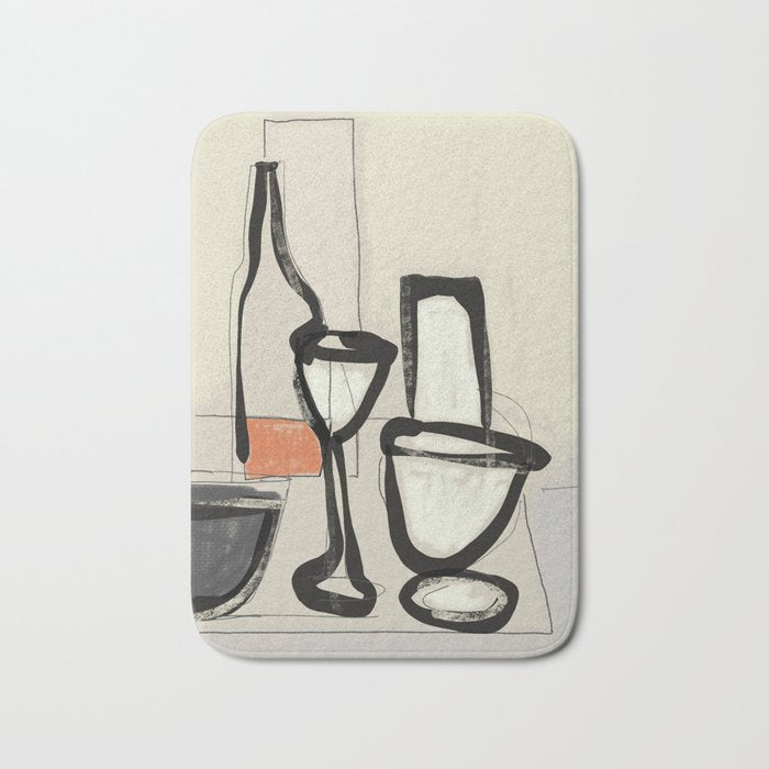 Minimalist Still Life 11 Bath Mat Gallery Image 1